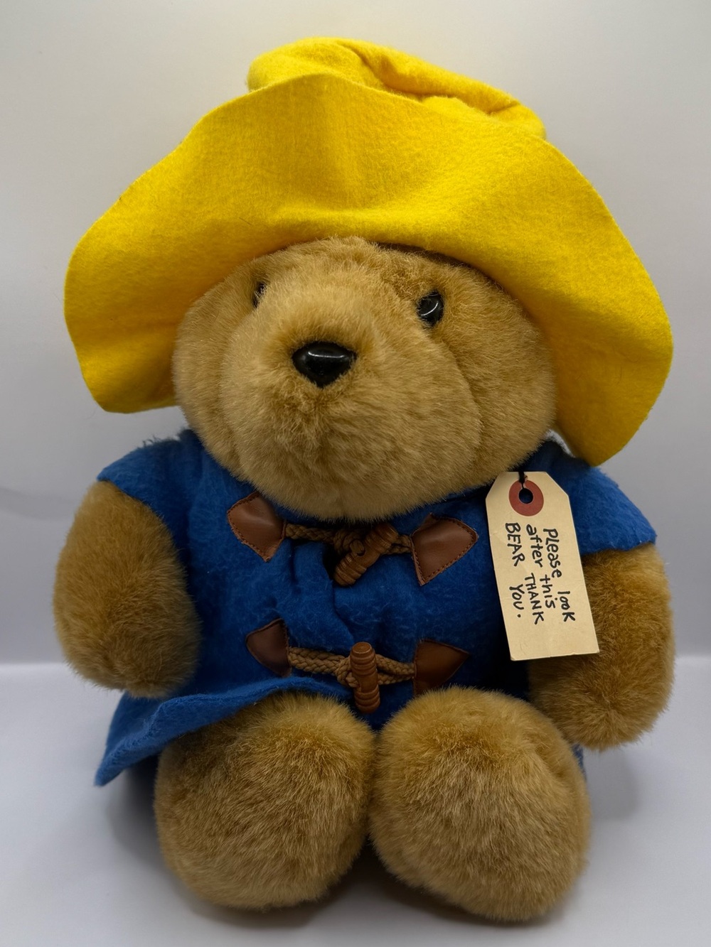 Vintage Eden Paddington Bear Stuffed Animal Plush 1988